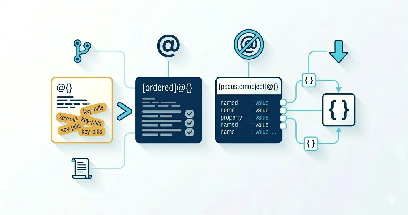 Hashtables vs PSCustomObject vs OrderedDictionary