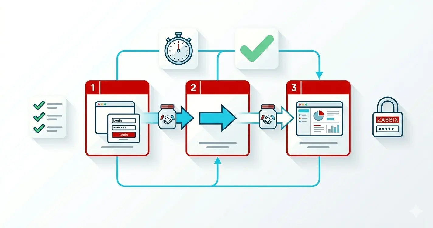 Zabbix Web Scenarios for Synthetic Uptime