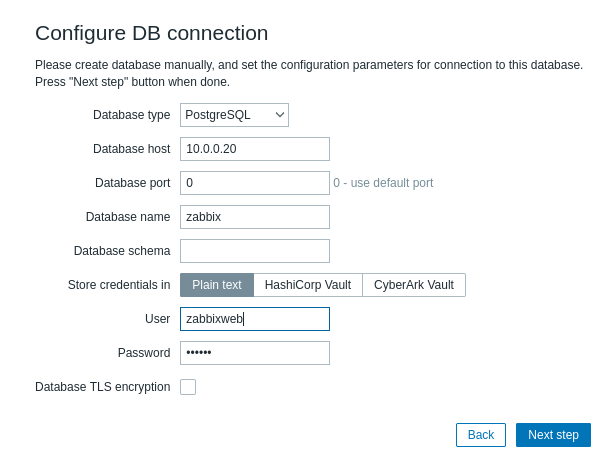 db config fronted
